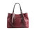 Naomi - Snake Red Vegan Leather Tote Bag