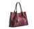 Naomi - Snake Red Vegan Leather Tote Bag