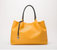 Naomi - Yellow Vegan Leather Tote Bag - Yellow