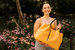 Naomi - Yellow Vegan Leather Tote Bag