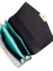 Simone - Black Vegan Leather Handbag