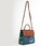 Simone - Blue Print Vegan Leather Handbag
