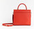 Simone - Red Print Vegan Leather Handbag