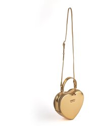 Sweetheart - Gold Vegan Crossbody Bag