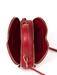 Sweetheart - Red & Pink Vegan Crossbody Bag