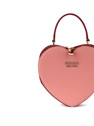 Sweetheart - Red & Pink Vegan Crossbody Bag - Red/Pink