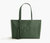 Tippi - Green Vegan Leather Tote Bag - Green
