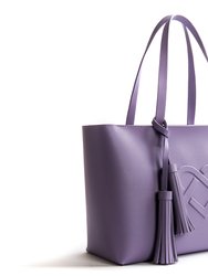 Tippi - Lilac Vegan Leather Tote Bag