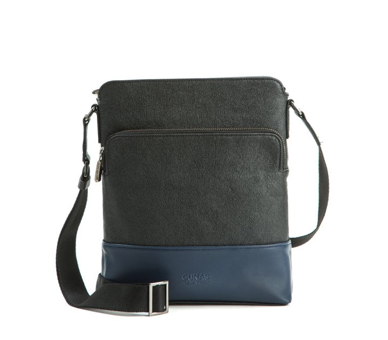 Tom - Blue Men's Vegan Sling Bag - Blue