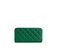Uptown Quilted - Dark Green Zipper Wallet