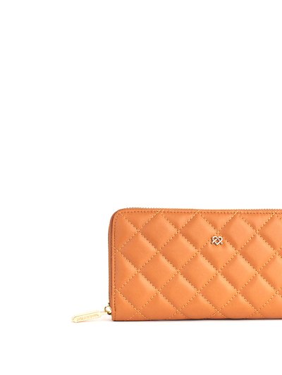 GUNAS New York Uptown Quilted - Tan Zipper Wallet product