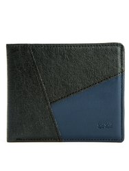 Woody - Blue Vegan Leather Wallet for Men - Blue