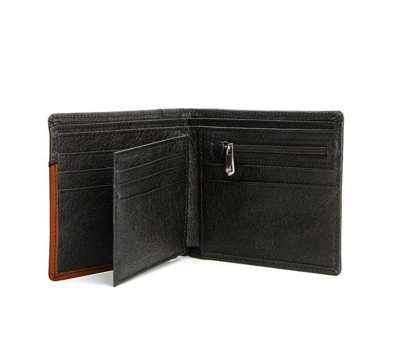 Woody - Brown Vegan Leather Wallet for Men