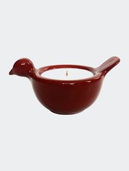 Bird-Shapped Candle - Red - Red