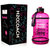 Today's Choices - Tomorrow's Body Half Gallon Water Bottle - Flip Top - 85 oz - Hot Pink