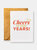 Cheers to Your Years - Birthday Card with Kraft Envelope (Blank Inside)