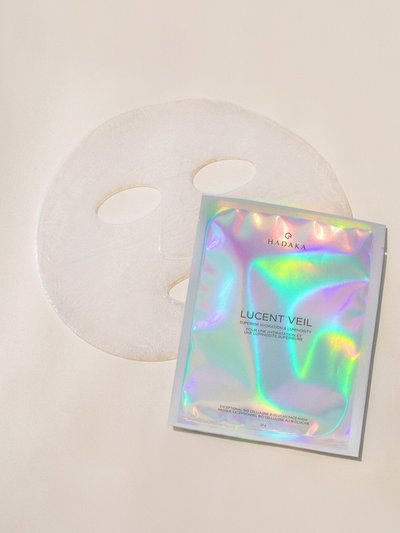 HADAKA BEAUTY Lucent Veil Extra Hydrating Facial Mask product