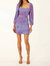 Adonis Jersey Mini Dress - Blue