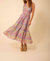 Alana Voile Maxi Dress In Multi - Multi