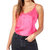 Irene Solid Silk Cami - Fuschia