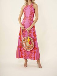 Luciana Maxi Dress In Pink - Pink