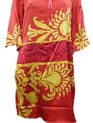 Women's Printed Silk Dress - Tl09 - Tl09