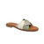 Aglaya Leather Flat Sandal