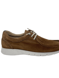 Marc Boat Shoes In Suede - Brown