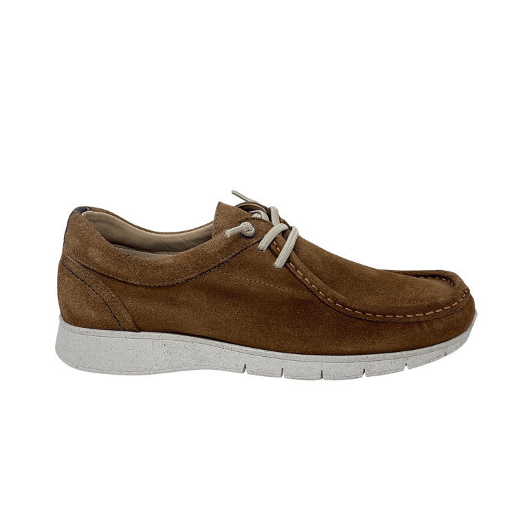 Marc Boat Shoes In Suede - Brown