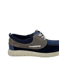 Neo Boat Shoes In Suede - Blue