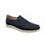 Sam Leather And Suede Moccassins - Blue