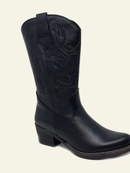 Tucson leather cowboy boots