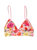 Printed Signature Lace Padded Triangle Bralette Bring Me Flowers - Bring Me Flowers