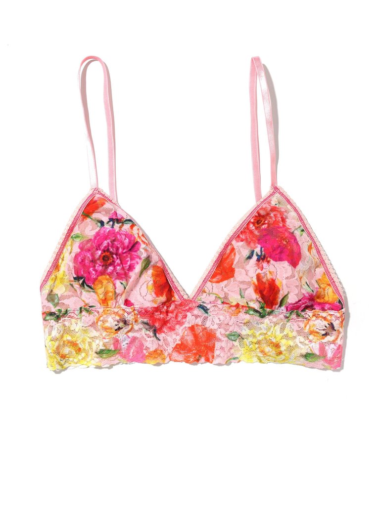 Hanky Panky Bring Me Flowers Printed Signature Lace Padded Triangle Bralette  Bring Me Flowers