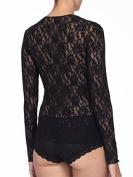 Signature Lace Long Sleeve Top