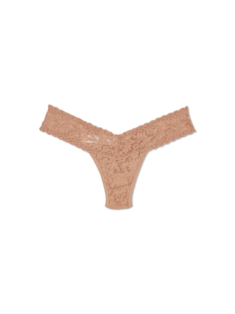 Signature Lace Low Rise Wrap Thong