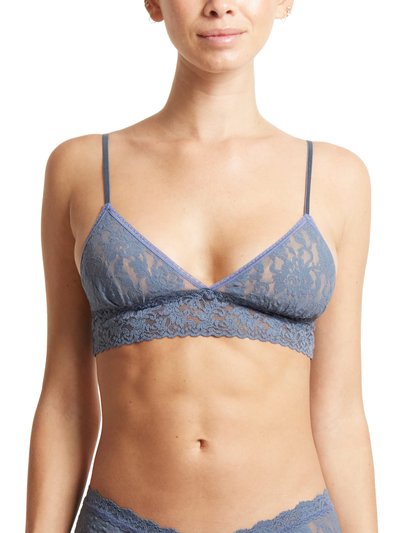 Hanky Panky Signature Lace Padded Triangle Bralette Tour Guide Blue product