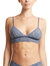 Signature Lace Padded Triangle Bralette Tour Guide Blue - Tour Guide