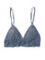 Signature Lace Padded Triangle Bralette Tour Guide Blue