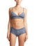 Signature Lace Padded Triangle Bralette Tour Guide Blue