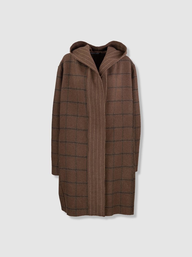 Women's Reversible Oversized Wool Coat