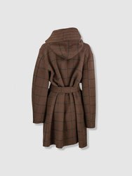 Women's Reversible Oversized Wool Coat