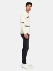 Whale Crewneck Cashmere Sweater