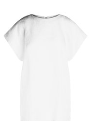 Linen T-Shirt With High Neck