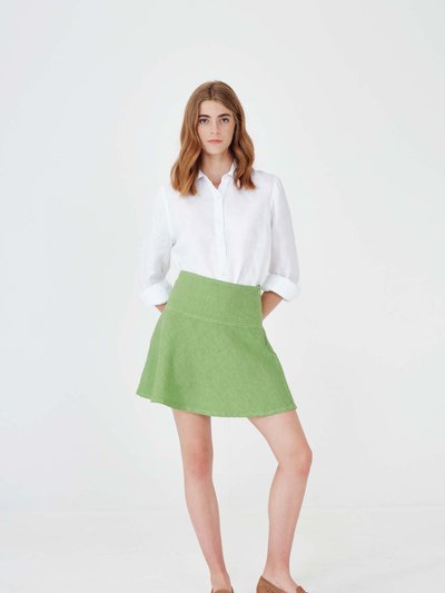 Haris Cotton Mini Linen Skirt product