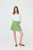 Mini Linen Skirt - Avocado