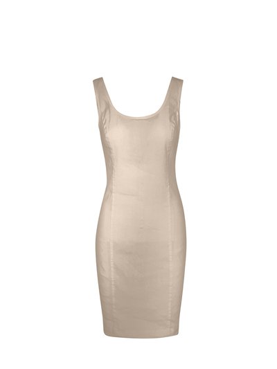 Haris Cotton Sleeveless Jersey Linen Blend Stretch Dress product