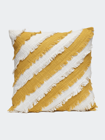 Harkaari Diagonal Alternate Fringe Throw Pillow product