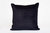 Geometric Cross Stitch Throw Pillow - Black