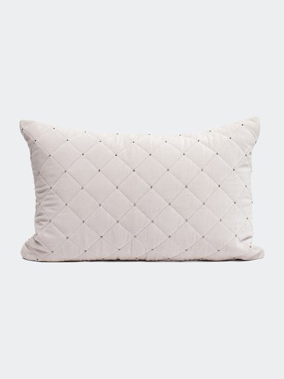 Harkaari Square Point Bead Design Lumbar Throw Pillow product